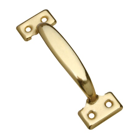 National Hardware National Hardware 5-3/4 in. L Bright Brass Gold Steel Utility Pull N116-889